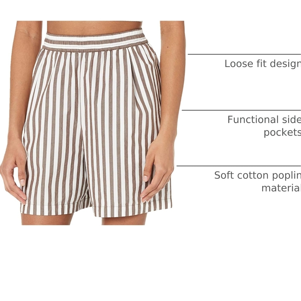 The Drop Jada High Waist Shorts Size Large - Picture 2 of 7